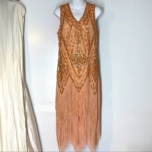 Beautiful 1920s flapper dress size L